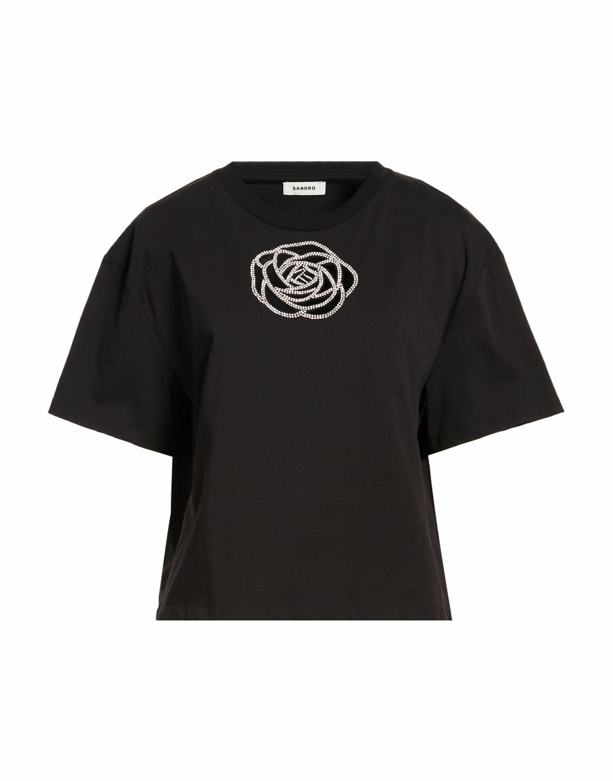 Sandro Womens T-shirt in Black