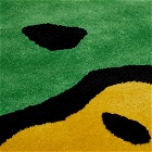 Human Made Men's Large Duck Face Rug in Green