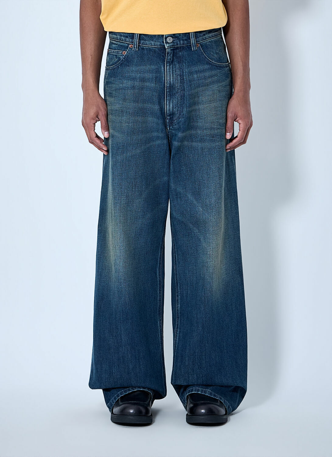 MM6 Maison Margiela Wide-Leg Denim Trousers