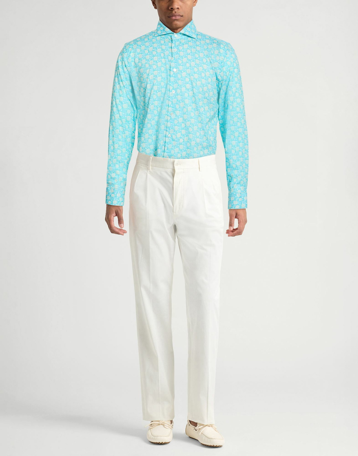 Fedeli Mens Shirt Turquoise