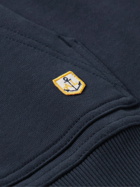 Armor Lux - Logo-Appliquéd Cotton-Jersey Sweatshirt - Blue