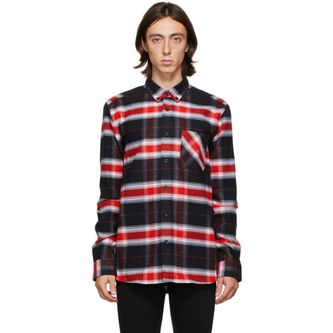 Photo: Hugo Red and Black Check Ermann Shirt