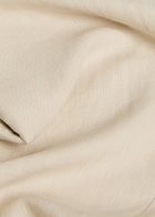 Wax London Kurt Tapered-leg Linen Trousers Beige