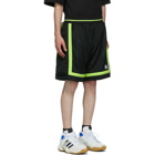 Sankuanz Reversible Black and Green adidas Originals Edition Basketball Shorts