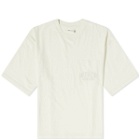 Honor the Gift Men's Embroidered Pocket T-Shirt in Bone