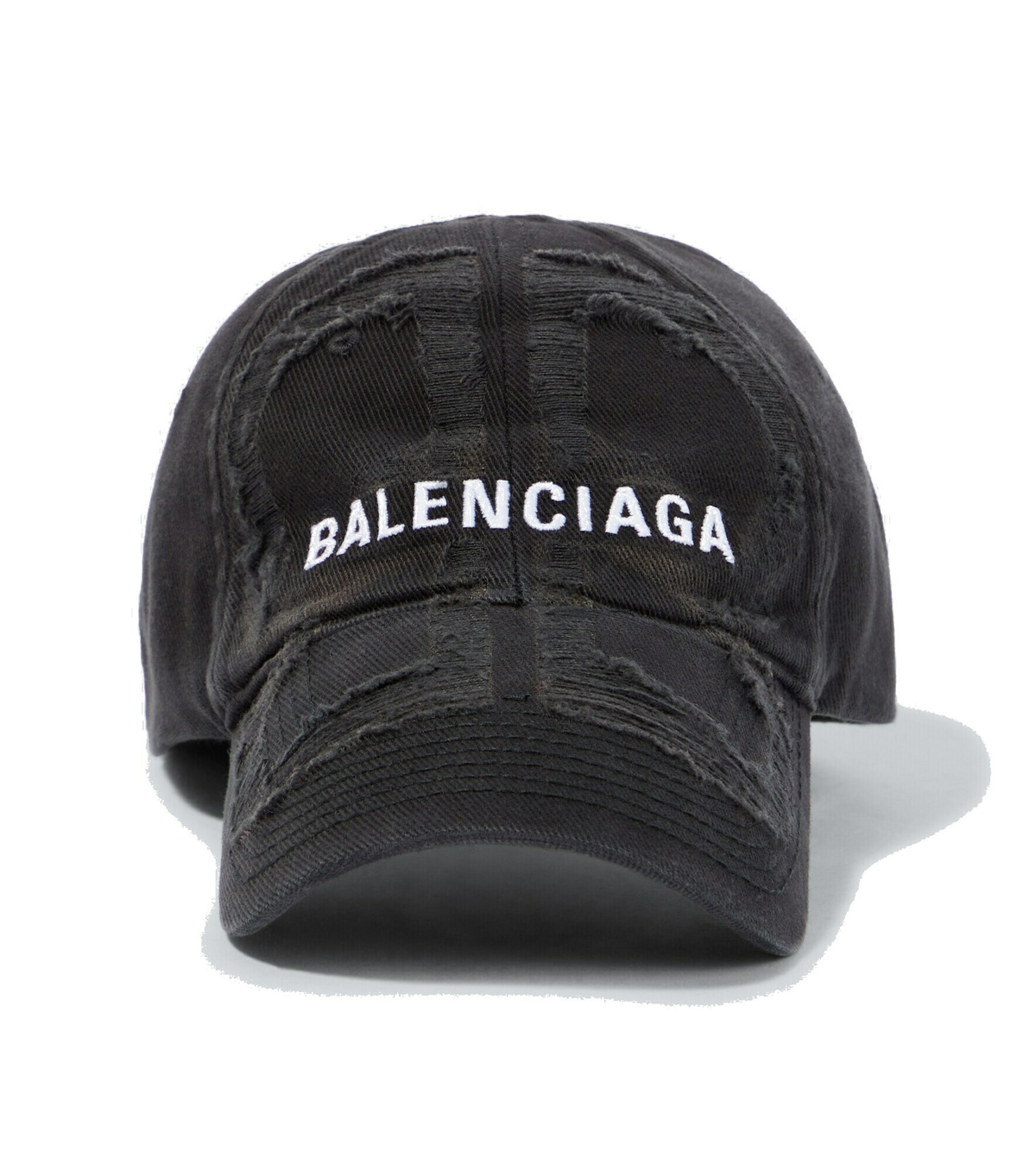Balenciaga - Distressed cotton baseball cap Balenciaga