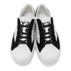 Y-3 White and Black Yohji Star Sneakers
