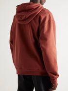 Nike - ACG Logo-Appliquéd Cotton-Jersey Hoodie - Red