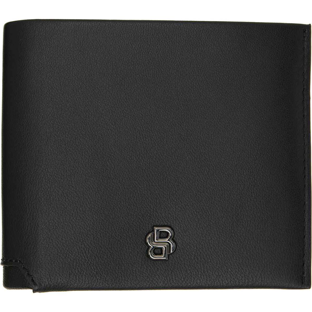 BOSS Black Goatskin Bifold Wallet