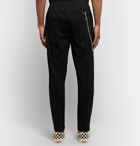 Rhude - Traxedo Tapered Tech-Jersey Drawstring Trousers - Black