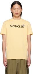 Moncler Yellow Flocked T-Shirt