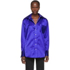 Matthew Adams Dolan Blue Oversized Oxford Shirt