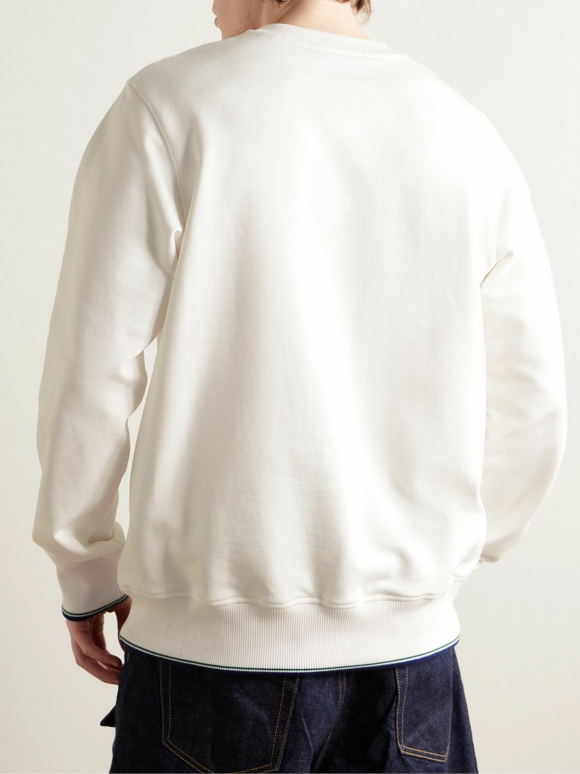 Casablanca Men White Cotton Sweatshirt main image 1
