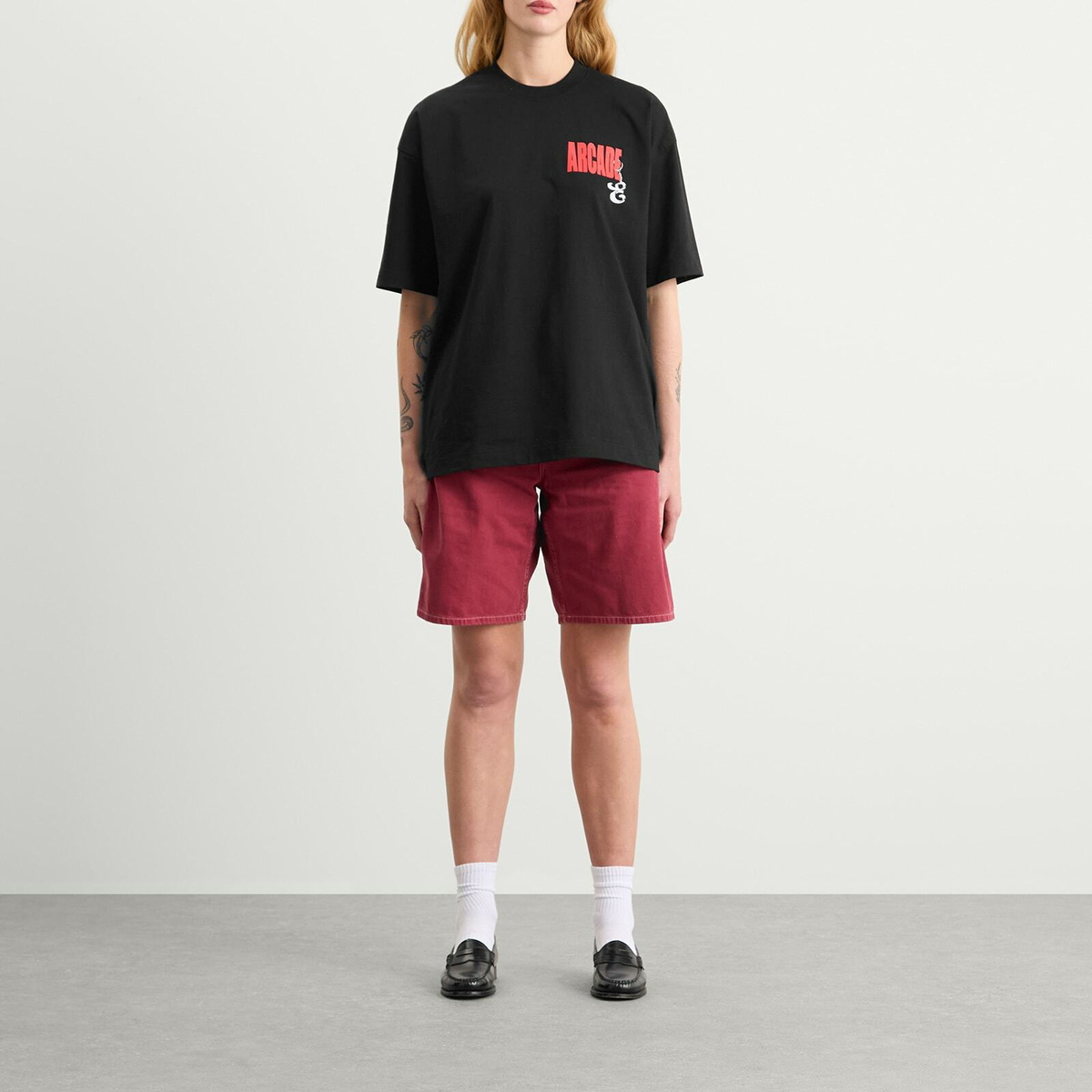 END. Coastal Arcade Prizes T-Shirt in Black