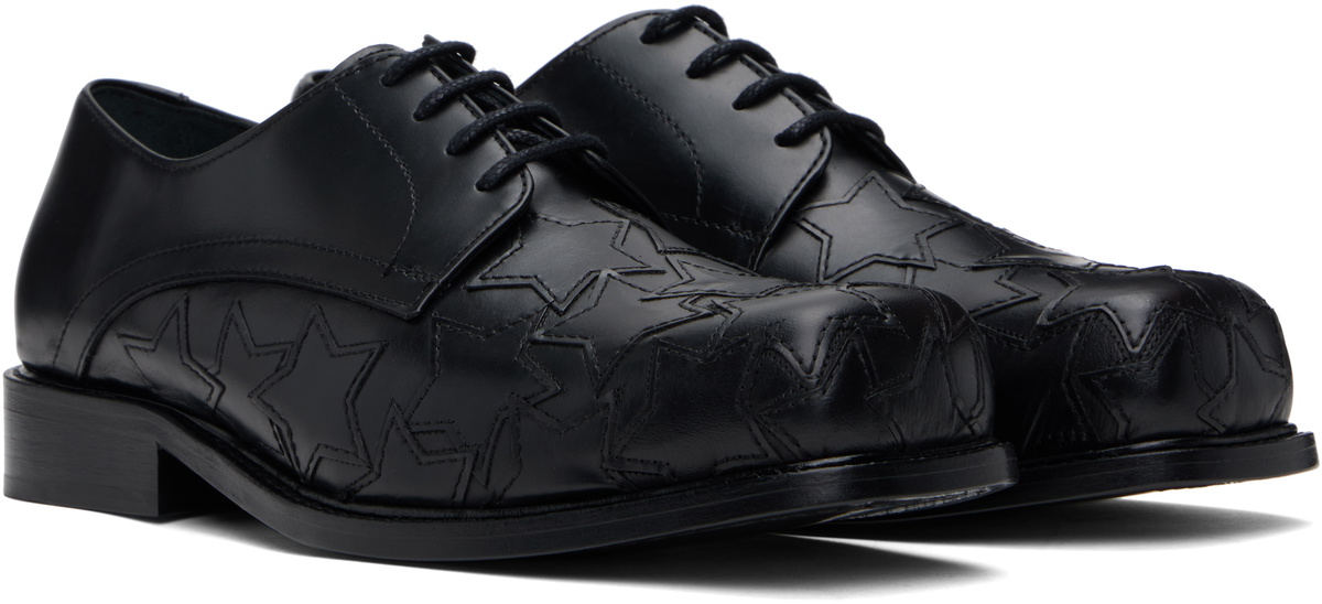Stefan Cooke Black Star Square Toe Derbys