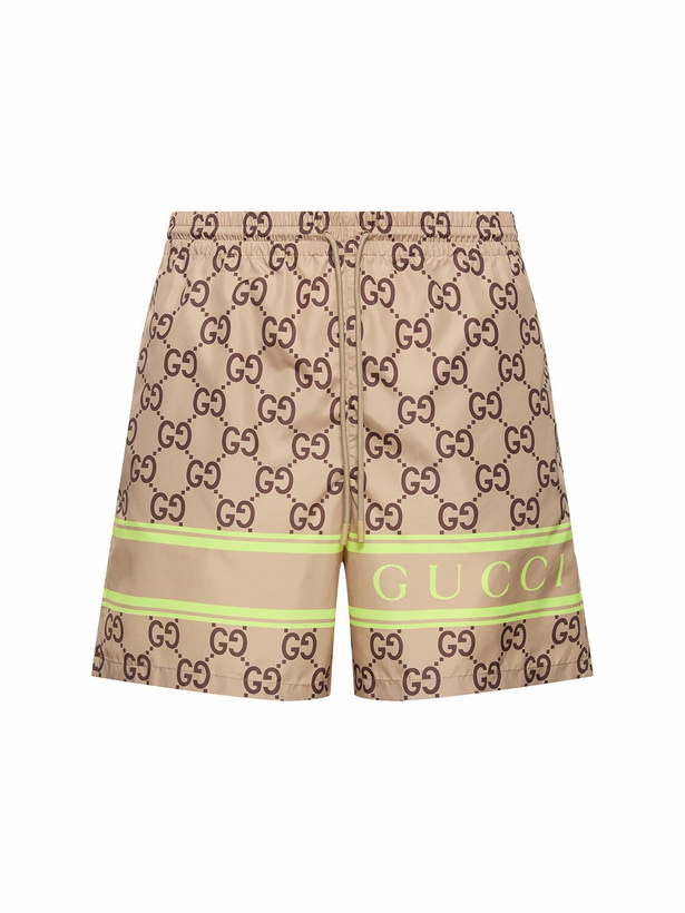 Photo: GUCCI Gg Nylon Swim Shorts