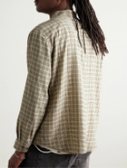John Elliott - Cloak Checked Woven Shirt - Neutrals