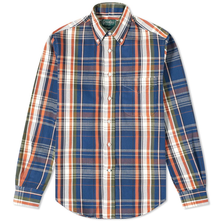 Photo: Gitman Vintage Button Down Oxford Twill Check Shirt