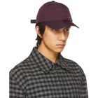 Acne Studios Purple Nylon Logo Cap