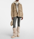 Bogner Turin shearling and suede boots