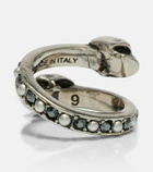 McQueen Skull embellished ring