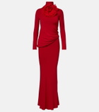 Magda Butrym Draped jersey gown