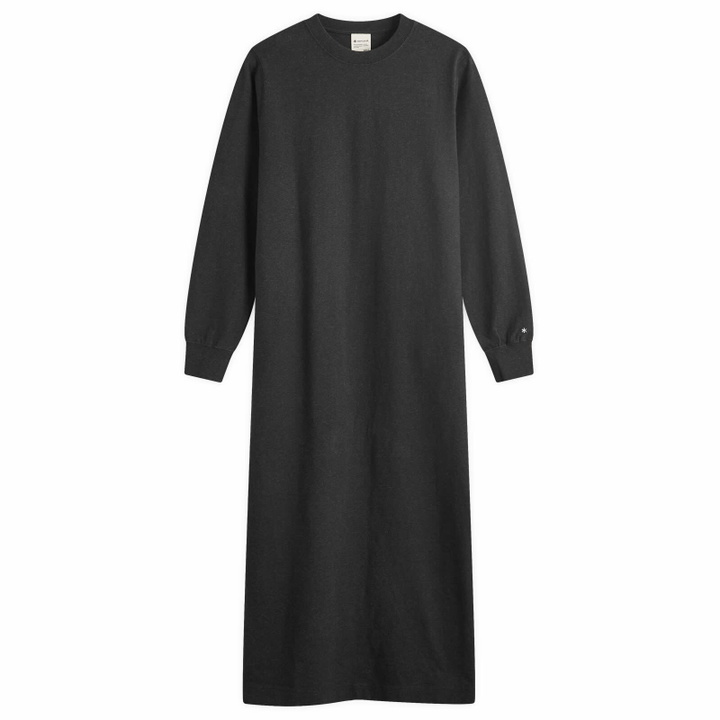 Photo: Snow Peak Women's Recycled Cotton Midi Dress in Black