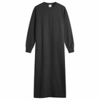 Snow Peak Women's Recycled Cotton Midi Dress in Black