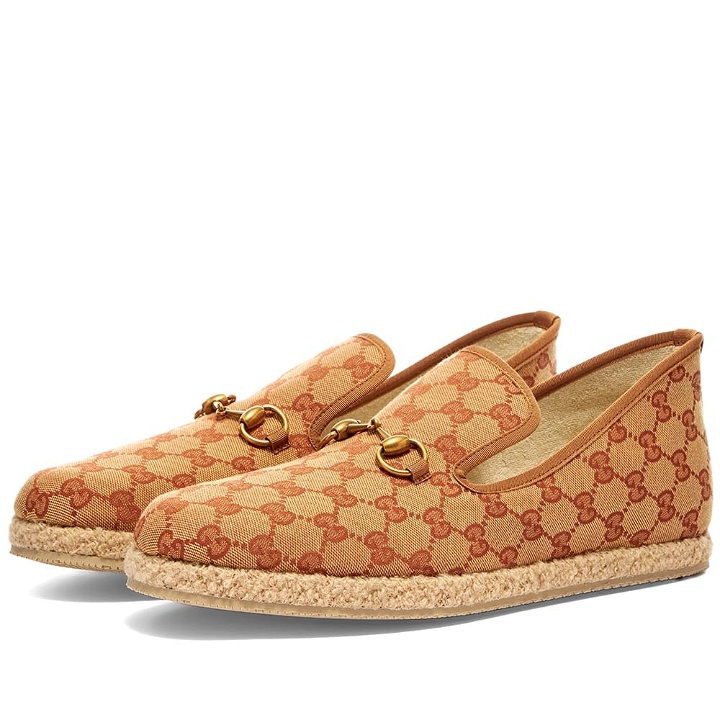 Photo: Gucci Fria GG Jaquard Wool Loafer