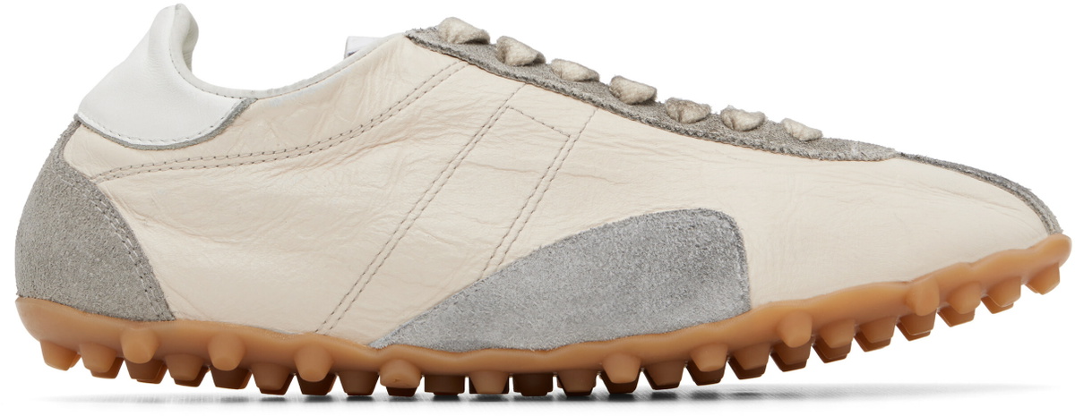 Maison Margiela Off-White & Gray Sprinters Sneakers