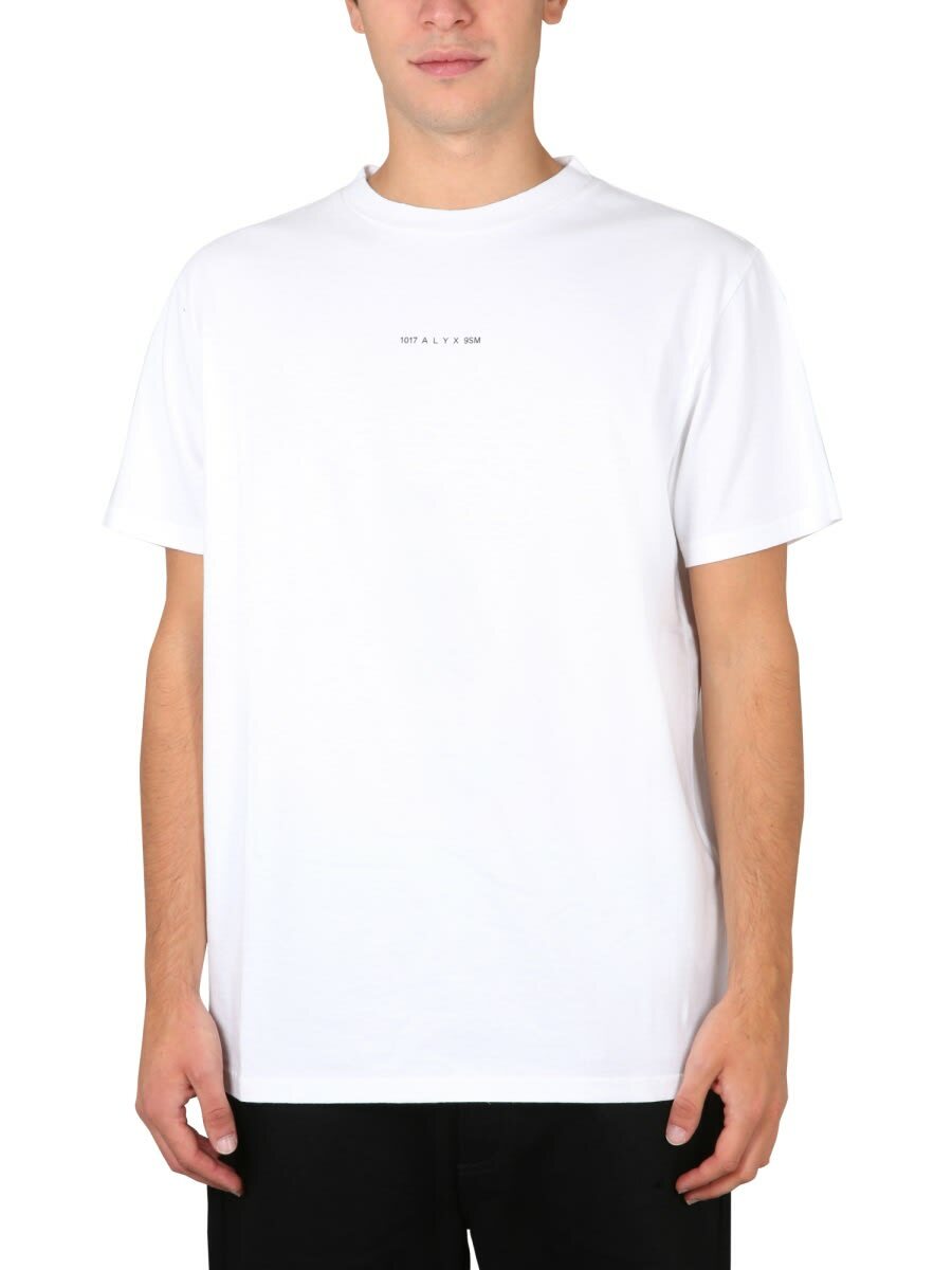 1017 ALYX 9SM Men's Double Sleeve Laser Cut Logo T-Shirt in 1017 ALYX 9SM Men's Double Sleeve Laser Cut Logo T-Shirt in