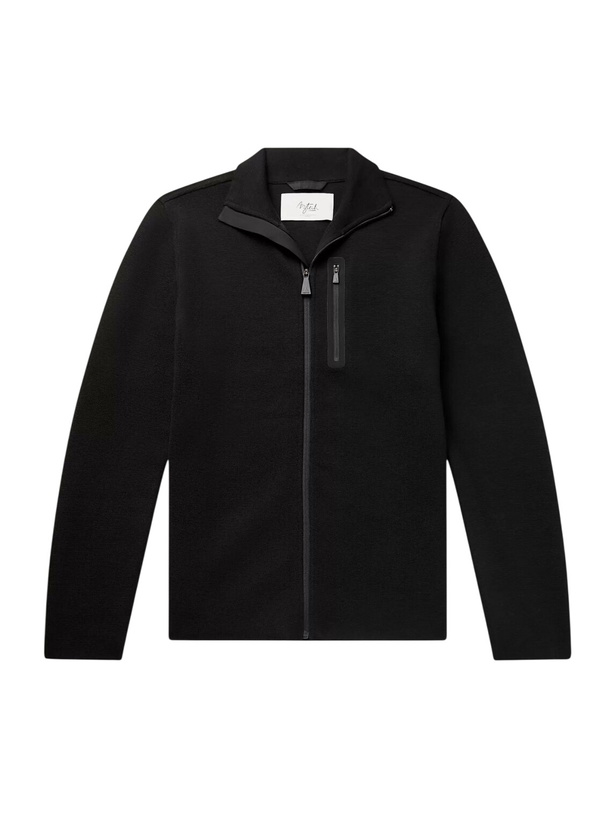 Photo: Aztech Mountain - Matterhorn Shell-Panelled Wool Ski Mid-Layer - Black