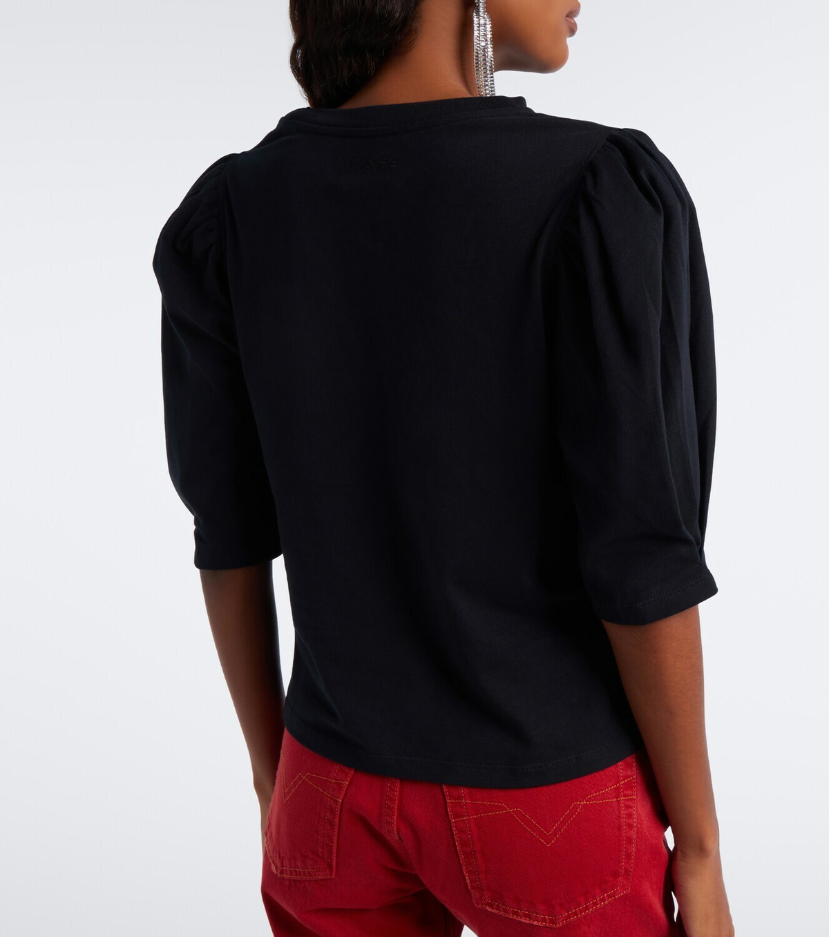 Isabel Marant Maeliss puff-sleeve cotton top