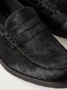 VINNY's - Paname Full-Grain Leather Penny Loafers - Black