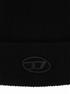 DIESEL - Logo Embroidery Wool & Cotton Beanie