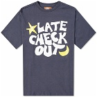 Late Checkout Men's Logo T-Shirt in Navy
