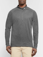 Kjus Golf - Keano Mélange Jersey Half-Zip Golf Top - Gray