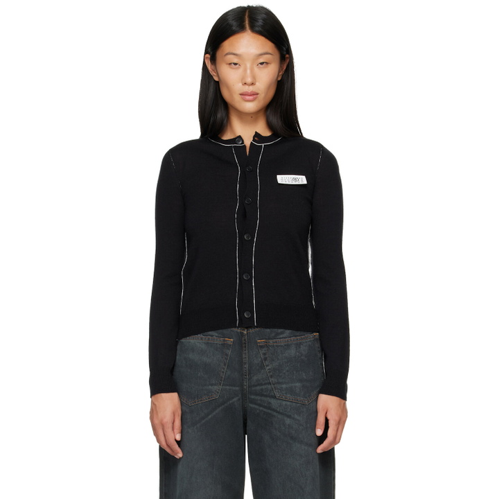 Photo: MM6 Maison Margiela Black Essentials Cardigan