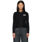 MM6 Maison Margiela Black Essentials Cardigan