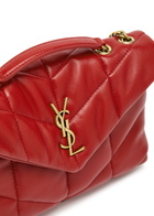 Saint Laurent Toy Puffer Quilted Leather Shoulder bag - Red - One Size