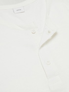 Onia - Slub Cotton-Jersey Henley T-Shirt - White