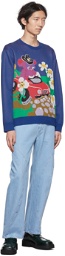 Marc Jacobs Heaven Blue Buggy Bear Sweater