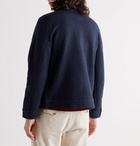 NN07 - Alvin Boiled-Wool Overshirt - Blue