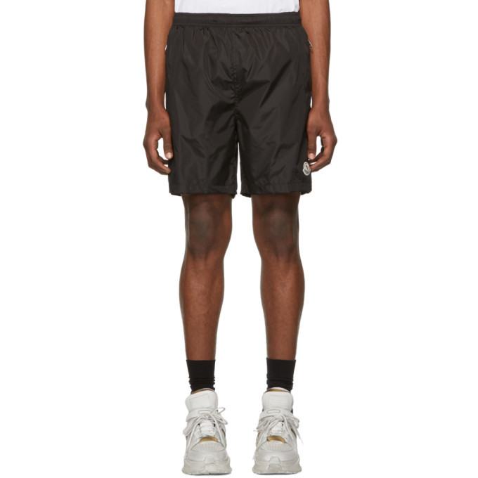 Photo: Moncler Genius 2 Moncler 1952 Black Basic Shorts