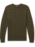 Ralph Lauren Purple label - Slim-Fit Cable-Knit Cashmere Sweater - Unknown