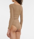 Wolford x Nao Takekoshi Ruched bodysuit