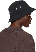 mastermind JAPAN Black Crystal Bucket Hat