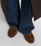 Gianvito Rossi Leopard-print suede loafers