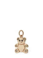 DODO 9kt Rose Gold Teddy Bear Charm with diamond