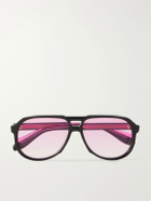 Cutler and Gross - Aviator-Style Acetate Sunglasses